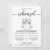 ドリンク＆ボウズのリハーサルディナー招待状 招待状 (正面)