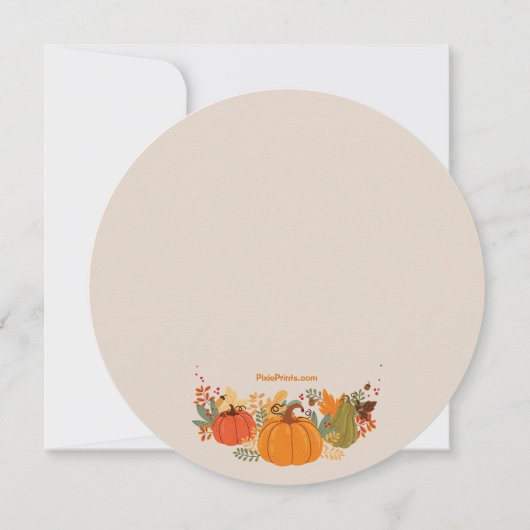 ドリンク&食べ感謝の気持ちよさそう招待状 招待状 (裏面)