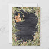 ドリンク&食べBe Merry Christmas Holidayパーティー 招待状 (裏面)