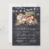 ドリンク&食べBe Merry Christmas Holidayパーティー 招待状 (正面)