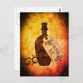 ドリンクmeボトル炎はがき ポストカード (正面/裏面)