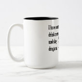 ドリンクmead、スライ・ドラゴンおもしろい・マやる気を起こさせるグ ツートーンマグカップ (左)