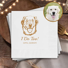 ドリンクOn Us Petsカスタムスケッチ結婚ズ 縁ありカクテルナプキン