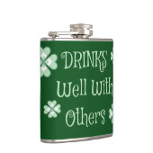 ドリンクSaint patricks dayおもしろいグリーン フラスク (右)
