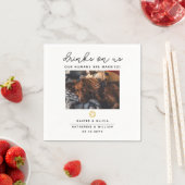 ドリンクUsペット写真結婚のナプキン スタンダードカクテルナプキン (インサイチュ)