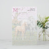 ドリンググレークオーターホースマーレパロミノフォール 便箋 (スタンド正面)