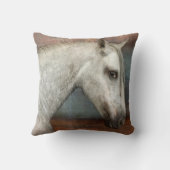 ドリンゴグレイアンダルシアンホースポートレート クッション (裏面)