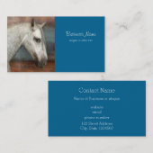 ドリンゴグレイアンダルシアンホースポートレート 名刺 (正面/裏面)