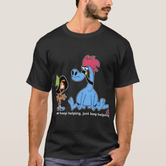 ドリーにインスパイアされた「助け続ける」イラスト Tシャツ