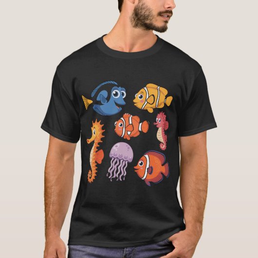 ドリーを探す Tシャツ (正面)