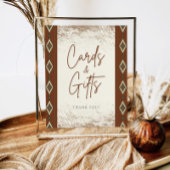 ドリーアステカウ素朴ウェスタンのカードとギフトサイン ポスター