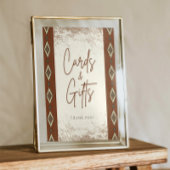 ドリーアステカウ素朴ウェスタンのカードとギフトサイン ポスター