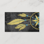 ドリーエレガントムキャッチャー羽毛ヨガインストラクター部 名刺 (裏面)