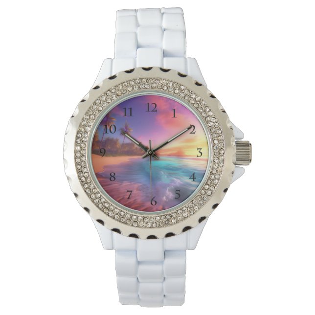ドリーカラフルミービーチ 腕時計 (正面)