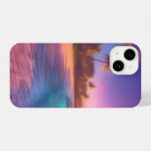 ドリーカラフルミービーチ iPhoneケース (裏面横)