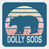 ドリーソードウィルダネスレトロベア スクエアシール (正面)