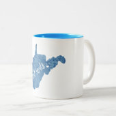 ドリーソdsウィルダネスウェストバージニア木目 ツートーンマグカップ (正面右)