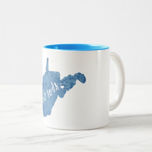 ドリーソdsウィルダネスウェストバージニア木目 ツートーンマグカップ (正面右)