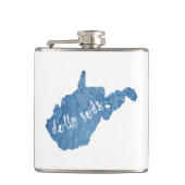 ドリーソdsウィルダネスウェストバージニア木目 フラスク (正面)