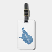 ドリーソdsウィルダネスウェストバージニア木目 ラゲッジタグ (正面縦)