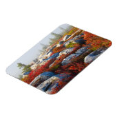 ドリーソdsウィルダネス秋名勝と霧 マグネット (左側)