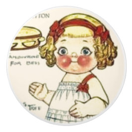 ドリーディングル紙ドールアートヴィンテージクリスマス🤶  セラミックノブ