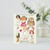 ドリーディンルオペラボーイ&ガールズ紙人形 ポストカード (スタンド正面)