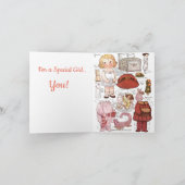 ドリーディンルツー紙人形バレンタインカード シーズンカード (内部)