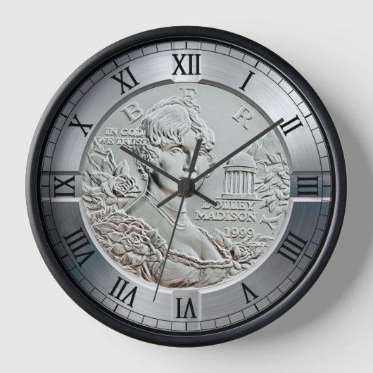ドリーマディソン記念コイン1999 to 壁時計 (正面)