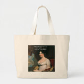 ドリーマディソン&有名な場所引用文 ラージトートバッグ (正面)