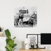 ドリーママ： 1900 ポスター (ホームオフィス)