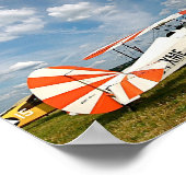 ドリーマーアンティーク飛行機とブルースカイアーカイブ ポスター (角)