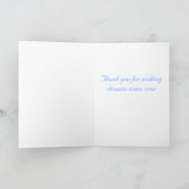 ドリーマーグリーティングカード シーズンカード (内部)