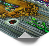 「ドリーマーズドア」ファンタジーバタフライキーホールアート ポスター (角)