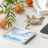 ドリーマーパフィーの白い雲と青空 キーホルダー (側面)