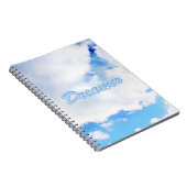 ドリーマーパフィーの白い雲と青空 ノートブック (右側)