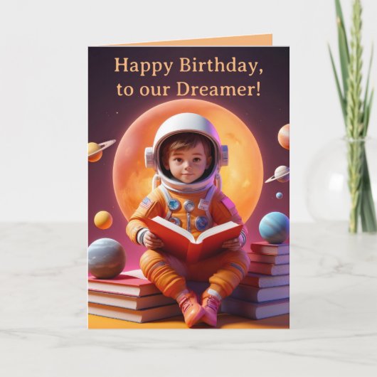 ドリーマーボーイ誕生日カード サンキューカード (正面)