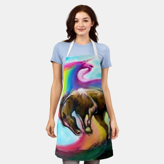 ドリーマー エプロン (着用した状態)