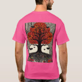 ドリーミお洒落自然Tシャツデザイン Tシャツ (裏面)