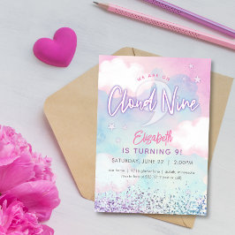 ドリーミガーリーオンクラウドナイン9誕生日 招待状