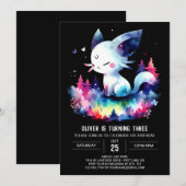 ドリーミシンプルー誕生日 招待状 (正面/裏面)