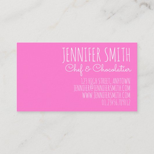 ドリーミックスUKブリティッシュフォンダントコンフェクションキャンディ 名刺 (裏面)