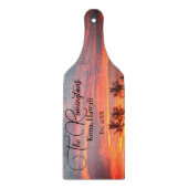 ドリーミトロピカルサンセットファミリー名 カッティングボード (正面)