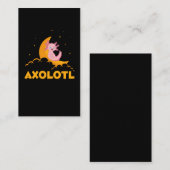 ドリーミングかわいいアクソロトルムーンカワイトアニマル 名刺 (正面/裏面)