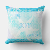 ドリーミングスターフィッシュ海ブルービーチハウス クッション (正面)