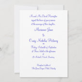 ドリーミングスパイレスバラ結婚式招待状 招待状 (裏面)