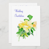 ドリーミングスパイレスバラ結婚式招待状 招待状 (正面/裏面)