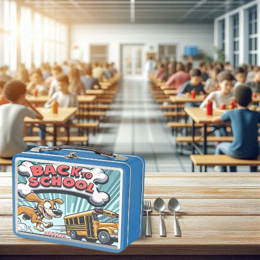 ドリーミングドッグ新学期弁当箱 メタルランチボックス