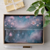 ドリーミーお洒落ピンクアンブレラデクページ紙 薄葉紙 (ギフト)