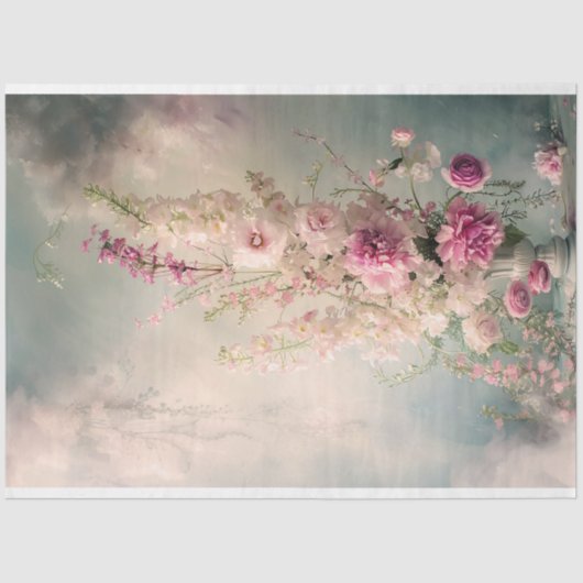 ドリーミーお洒落花瓶&フローラスチルライフ 薄葉紙 (正面)